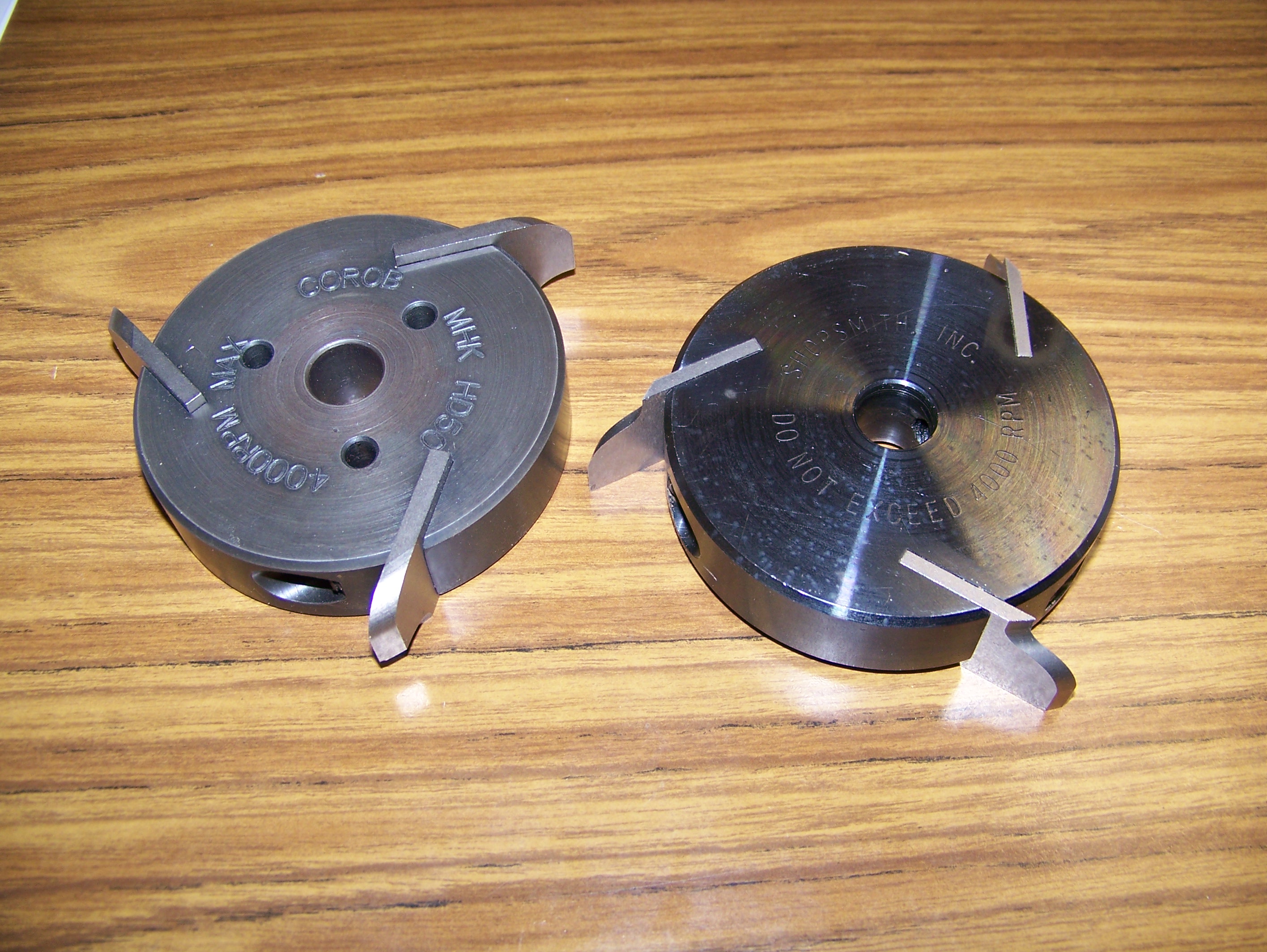 505567 Style 8 Flute & 1/4 Round Molder Knives